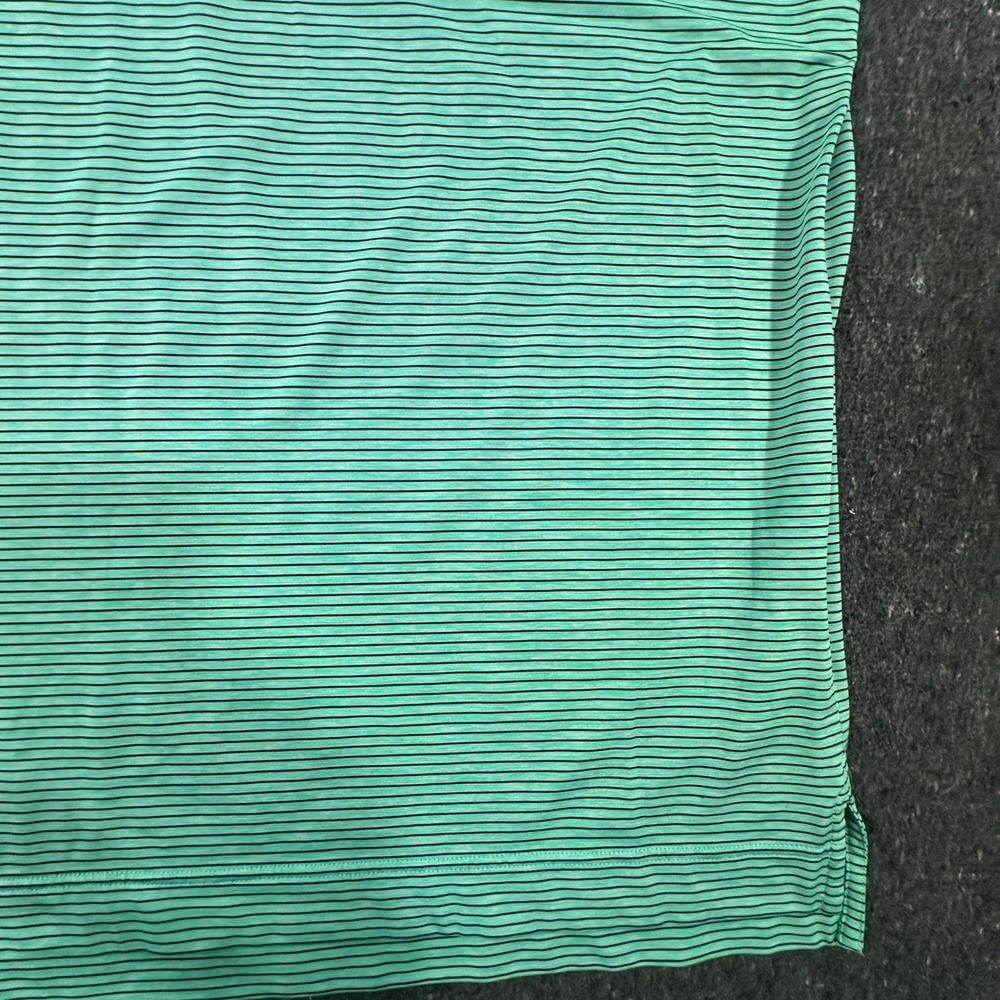 FootJoy Polo Shirt Mens XXL Green Striped Short Sleeve Performance 27420 - Picture 7 of 16